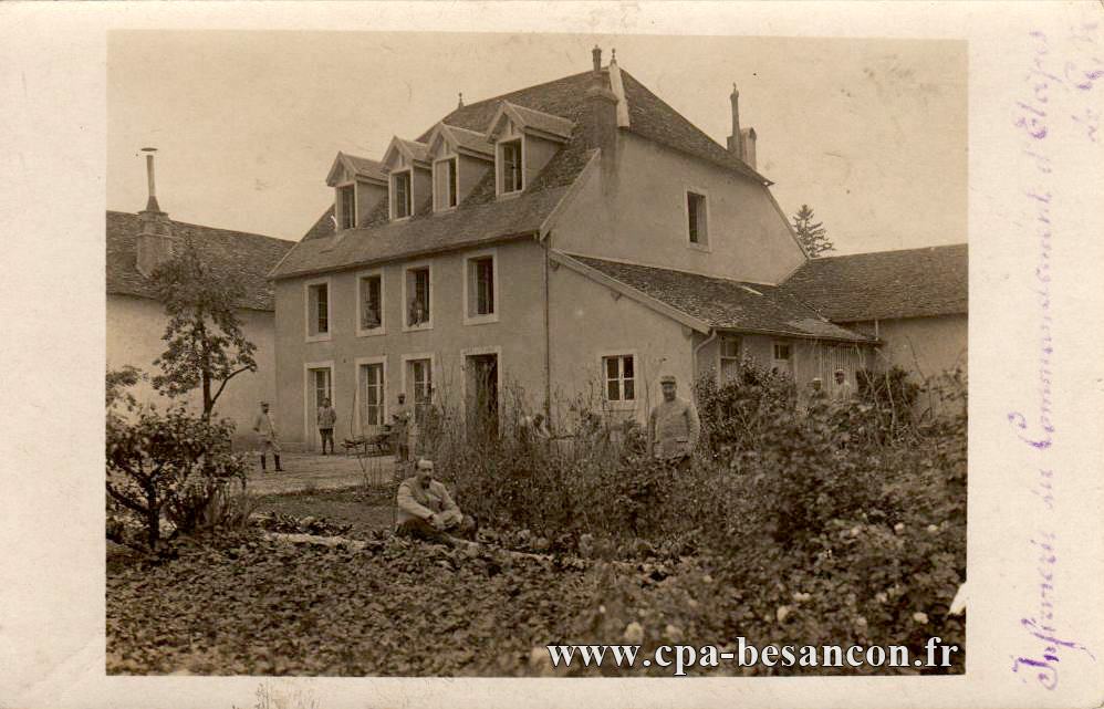 BESANÇON - Saint Ferjeux - Infirmerie du Commandement d'Etapes de Gite (villa Saint Ferréol)